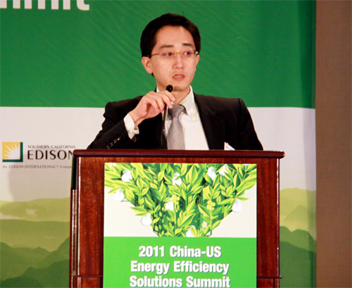 『2011 China-US Energy Efficiency Solutions Summit』での前之園世紀